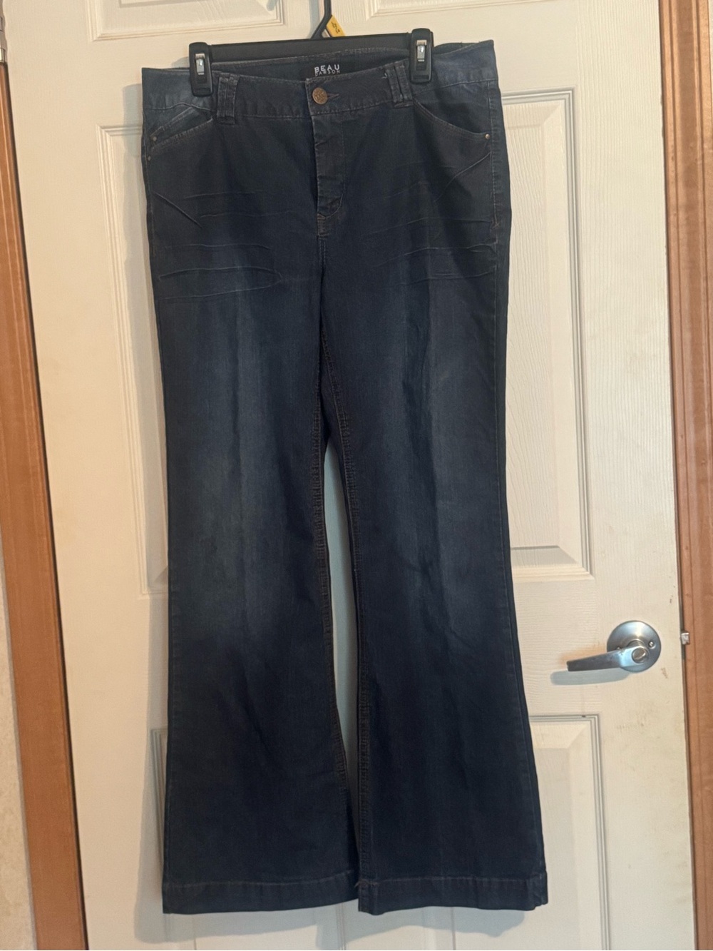 Peau Women's Dark Blue Boot Cut Jeans